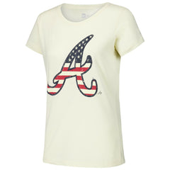 Atlanta Braves Women's Vintage T-Shirt Cream | New Era