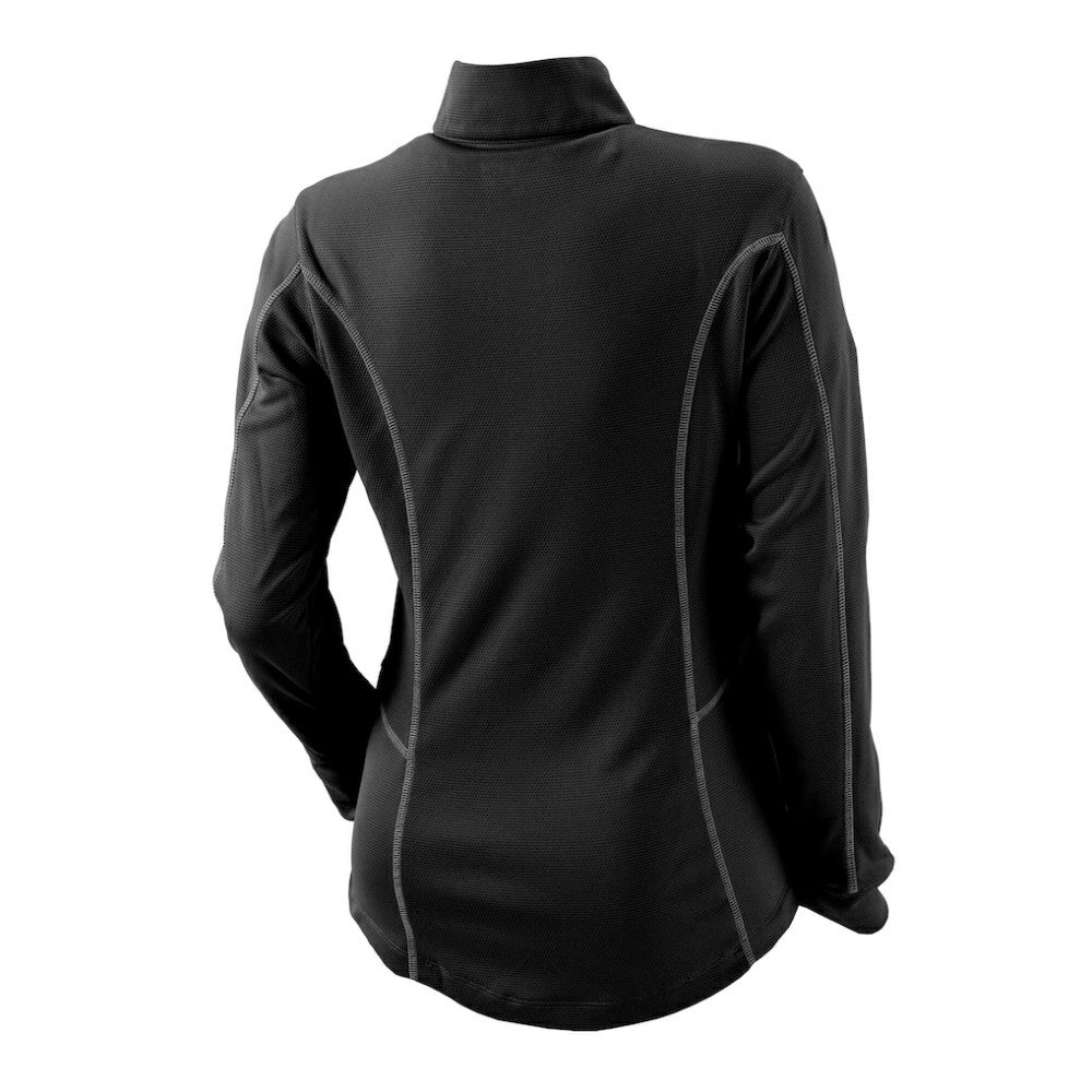 Pittsburgh Pirates Women's Omni-Wick Shotgun Quarter-Zip Pullover Top Black | Columbia