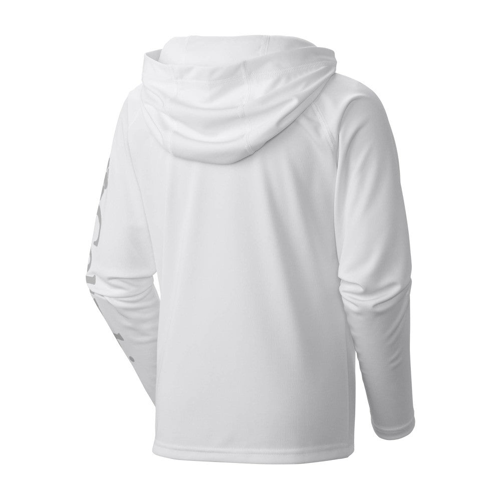 Los Angeles Dodgers Youth Terminal Tackle Long Sleeve Hoodie T-Shirt White | Columbia