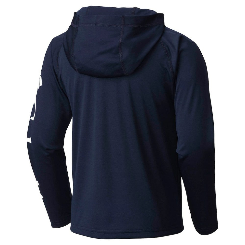 Houston Astros Youth Terminal Tackle Long Sleeve Hoodie T-Shirt Navy | Columbia