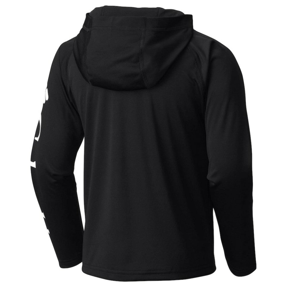 Chicago White Sox Youth Terminal Tackle Long Sleeve Hoodie T-Shirt Black | Columbia