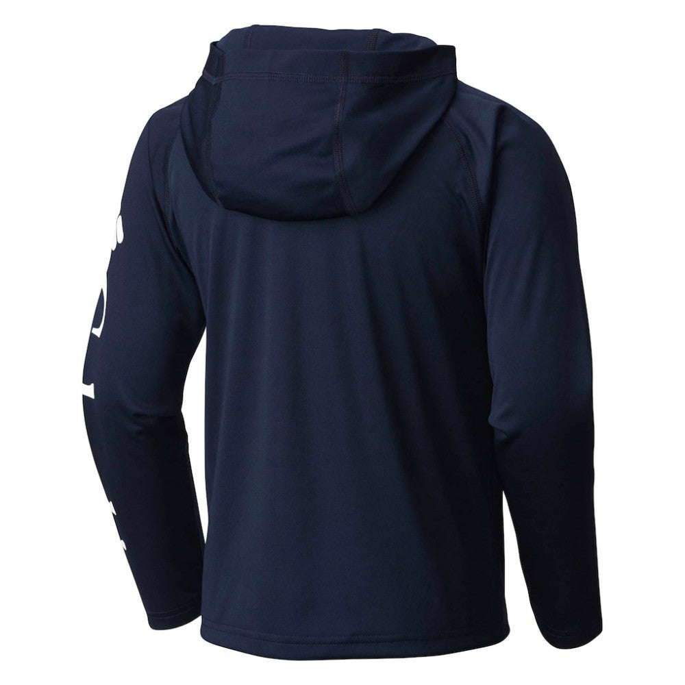 Seattle Mariners Youth Terminal Tackle Long Sleeve Hoodie T-Shirt Navy | Columbia