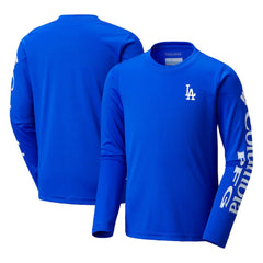 Los Angeles Dodgers Youth Terminal Tackle Long Sleeve T-Shirt Royal | Columbia