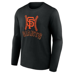 Logan Webb San Francisco Giants Name & Number Fastball Long Sleeve T-Shirt Black