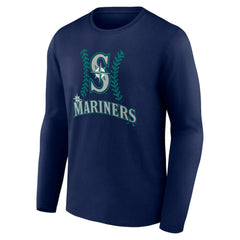 Cal Raleigh Seattle Mariners Name & Number Fastball Long Sleeve T-Shirt Navy