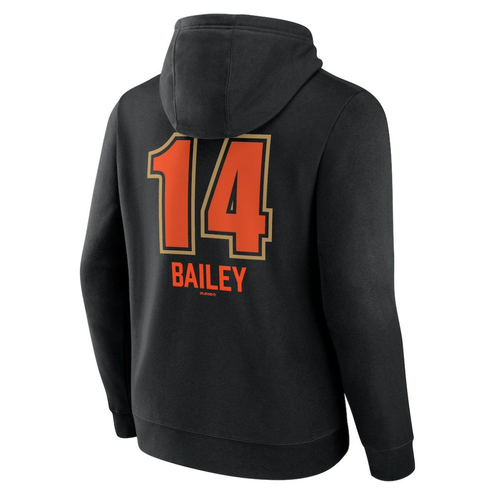 Patrick Bailey San Francisco Giants Name & Number Fastball Pullover Hoodie Black