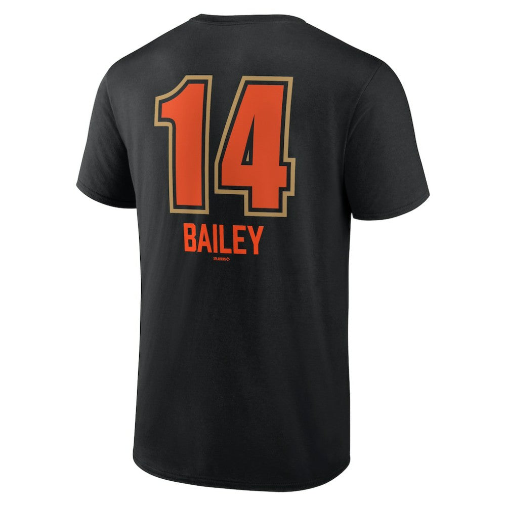 Patrick Bailey San Francisco Giants Name & Number Fastball T-Shirt Black