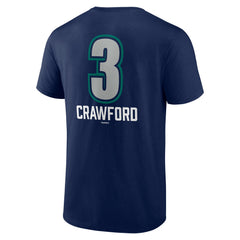 J.P. Crawford Seattle Mariners Name & Number Fastball T-Shirt Navy
