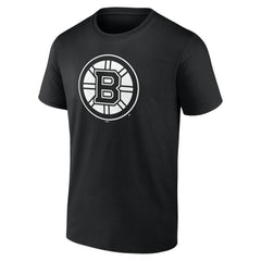 Boston Bruins Personalized Name & Number Monochrome T-Shirt Black
