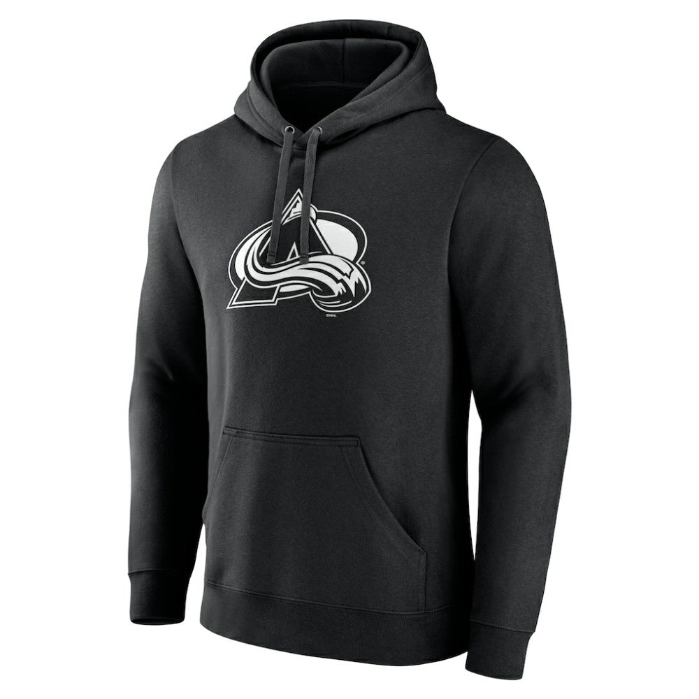 Colorado Avalanche Personalized Name & Number Monochrome Pullover Hoodie Black