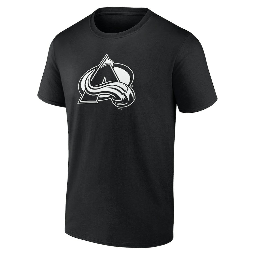 Colorado Avalanche Personalized Name & Number Monochrome T-Shirt Black