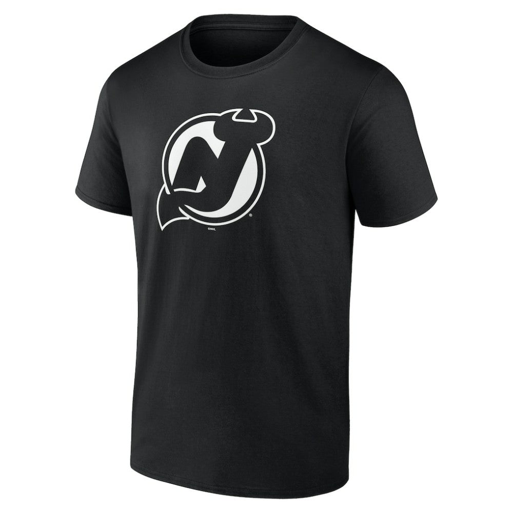 New Jersey Devils Personalized Name & Number Monochrome T-Shirt Black