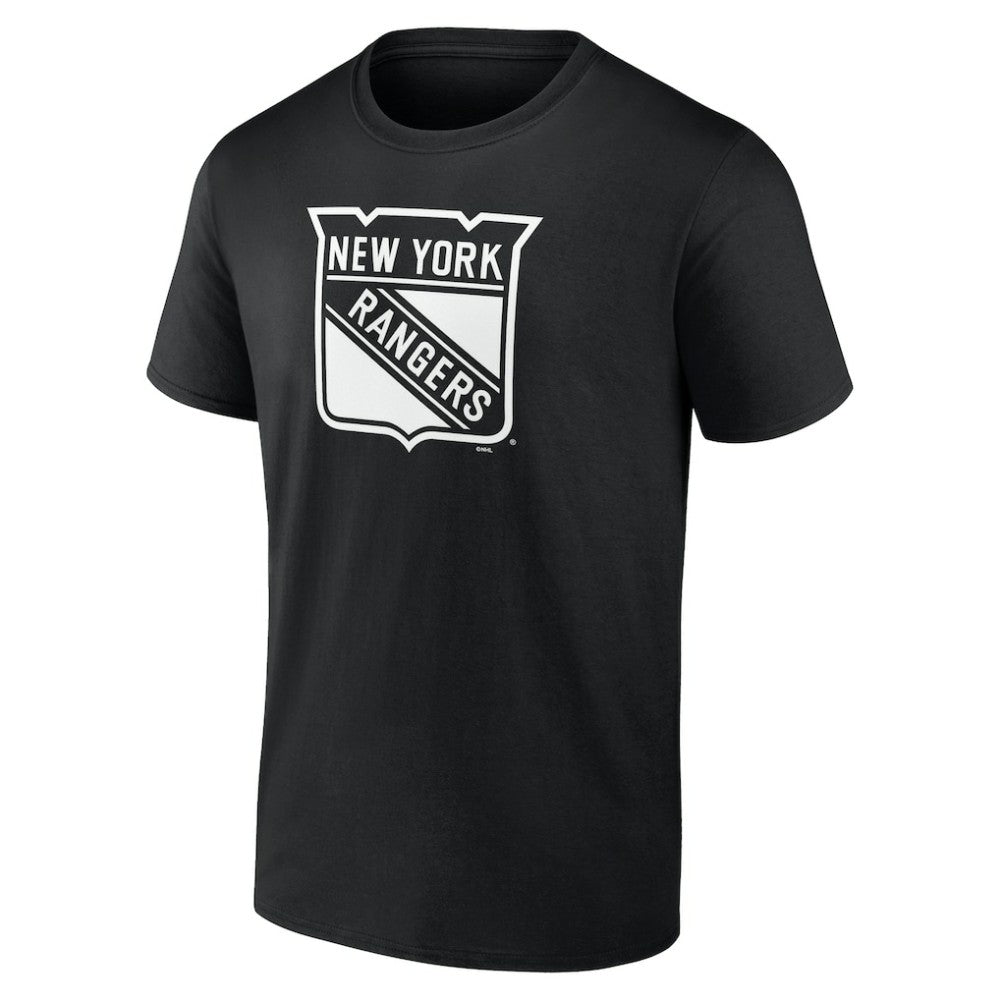 New York Rangers Personalized Name & Number Monochrome T-Shirt Black