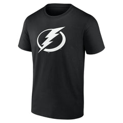 Tampa Bay Lightning Personalized Name & Number Monochrome T-Shirt Black