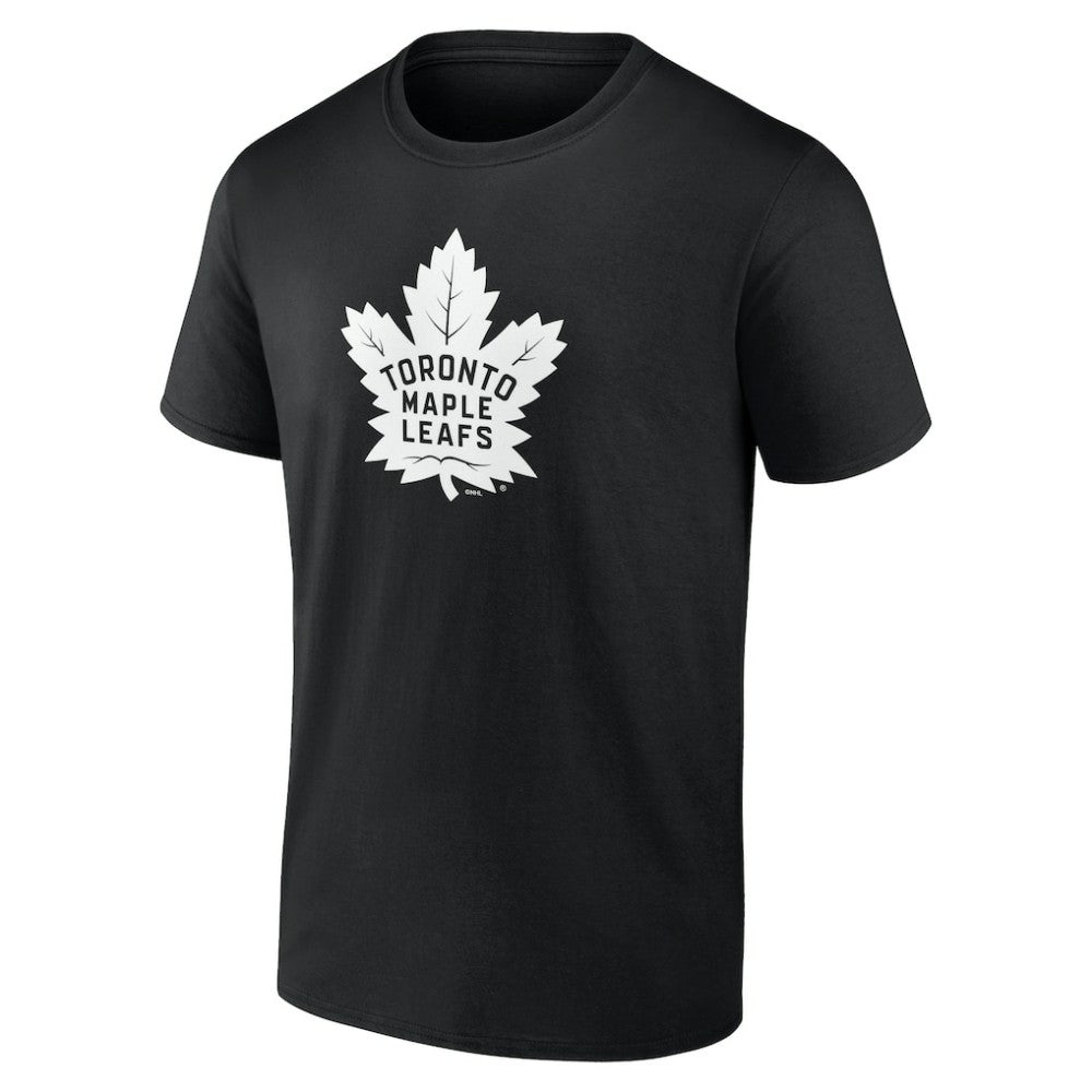 Toronto Maple Leafs Personalized Name & Number Monochrome T-Shirt Black