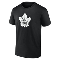 Toronto Maple Leafs Personalized Name & Number Monochrome T-Shirt Black
