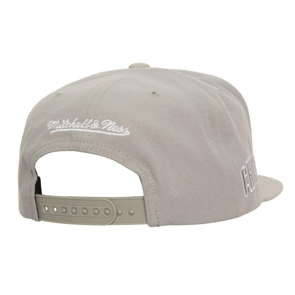 Chicago Cubs Snapback Hat Gray | Mitchell & Ness