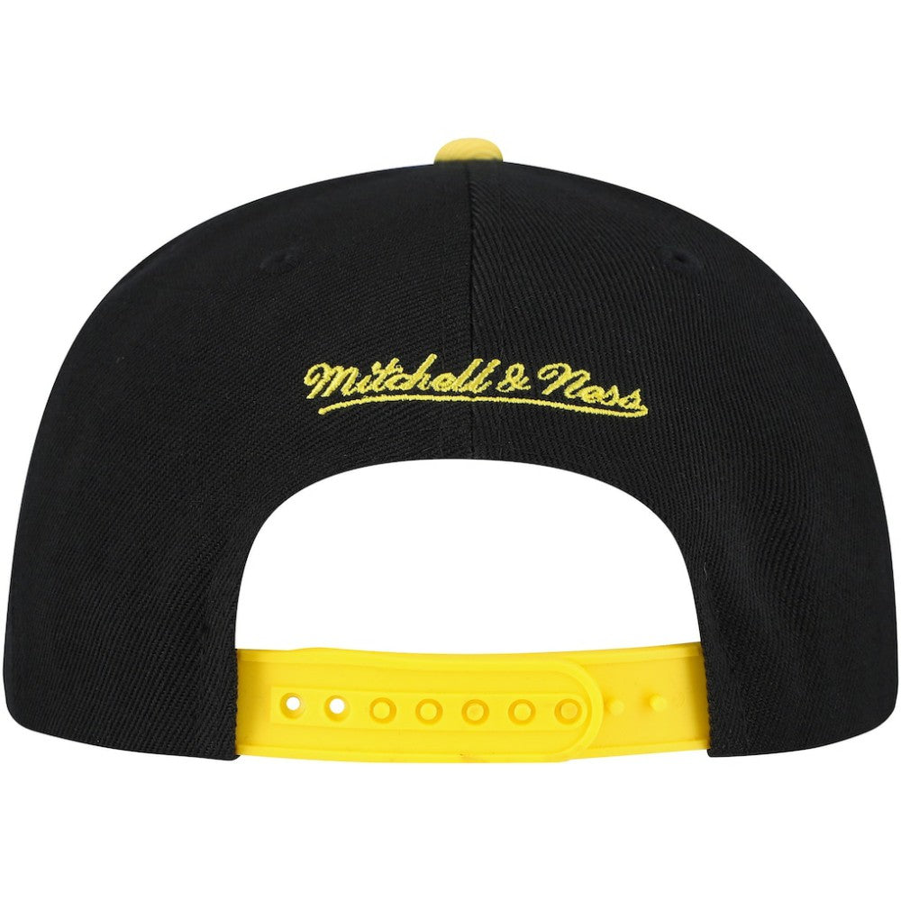 Pittsburgh Pirates Rise Up Snapback Hat Black | Mitchell & Ness