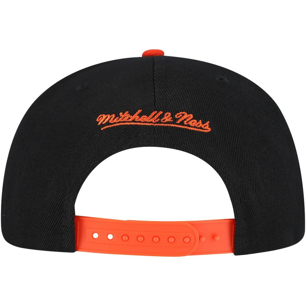 San Francisco Giants Rise Up Snapback Hat Black | Mitchell & Ness