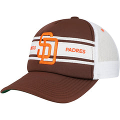 San Diego Padres Sideline Trucker Adjustable Hat Brown