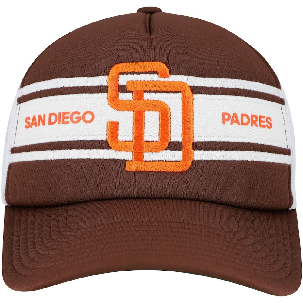 San Diego Padres Sideline Trucker Adjustable Hat Brown