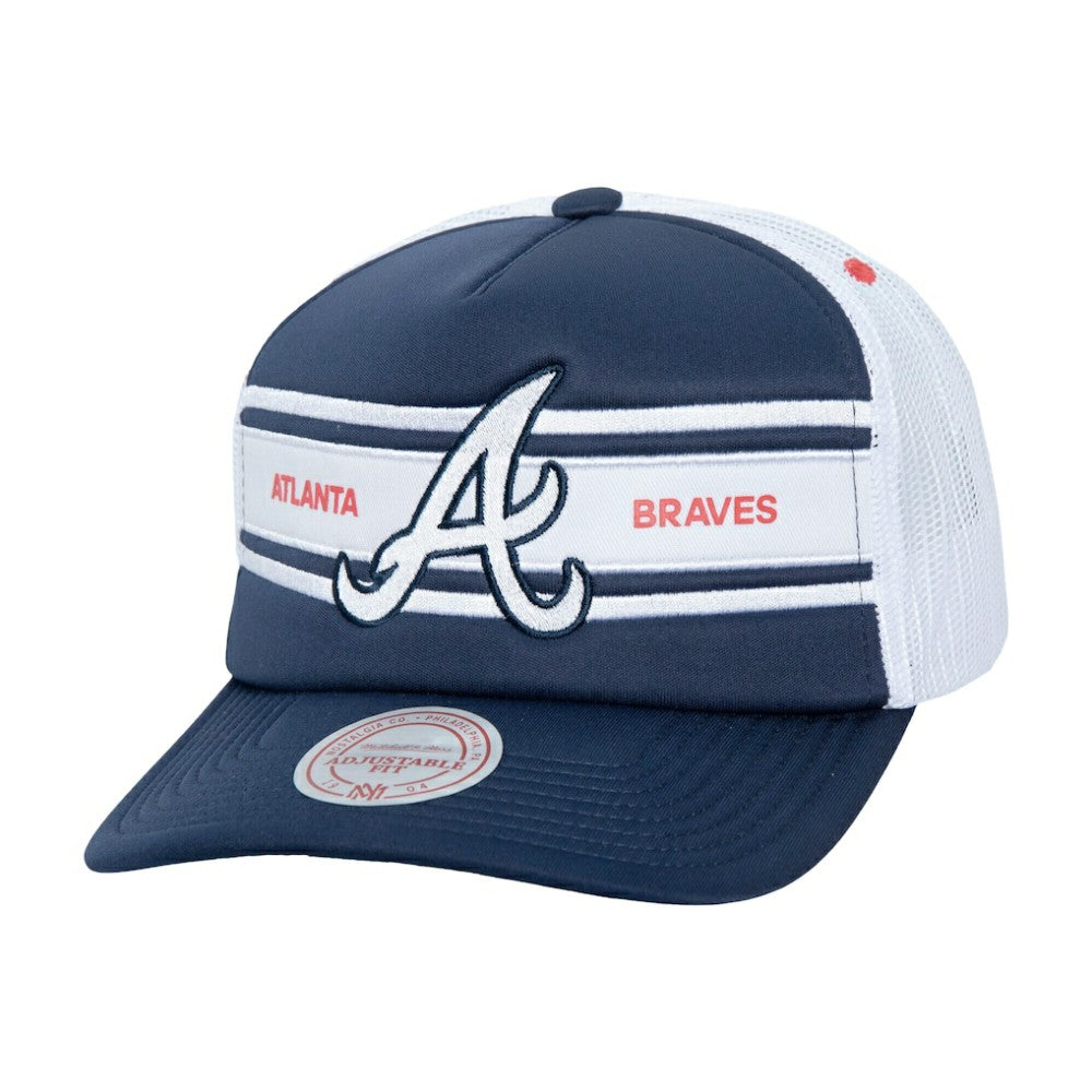 Atlanta Braves Sideline Trucker Adjustable Hat Navy