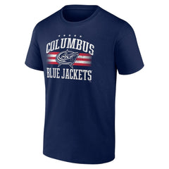 Columbus Blue Jackets Americana Team T-Shirt Navy
