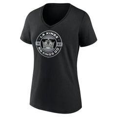 Los Angeles Kings Women's Native V-Neck T-Shirt Black