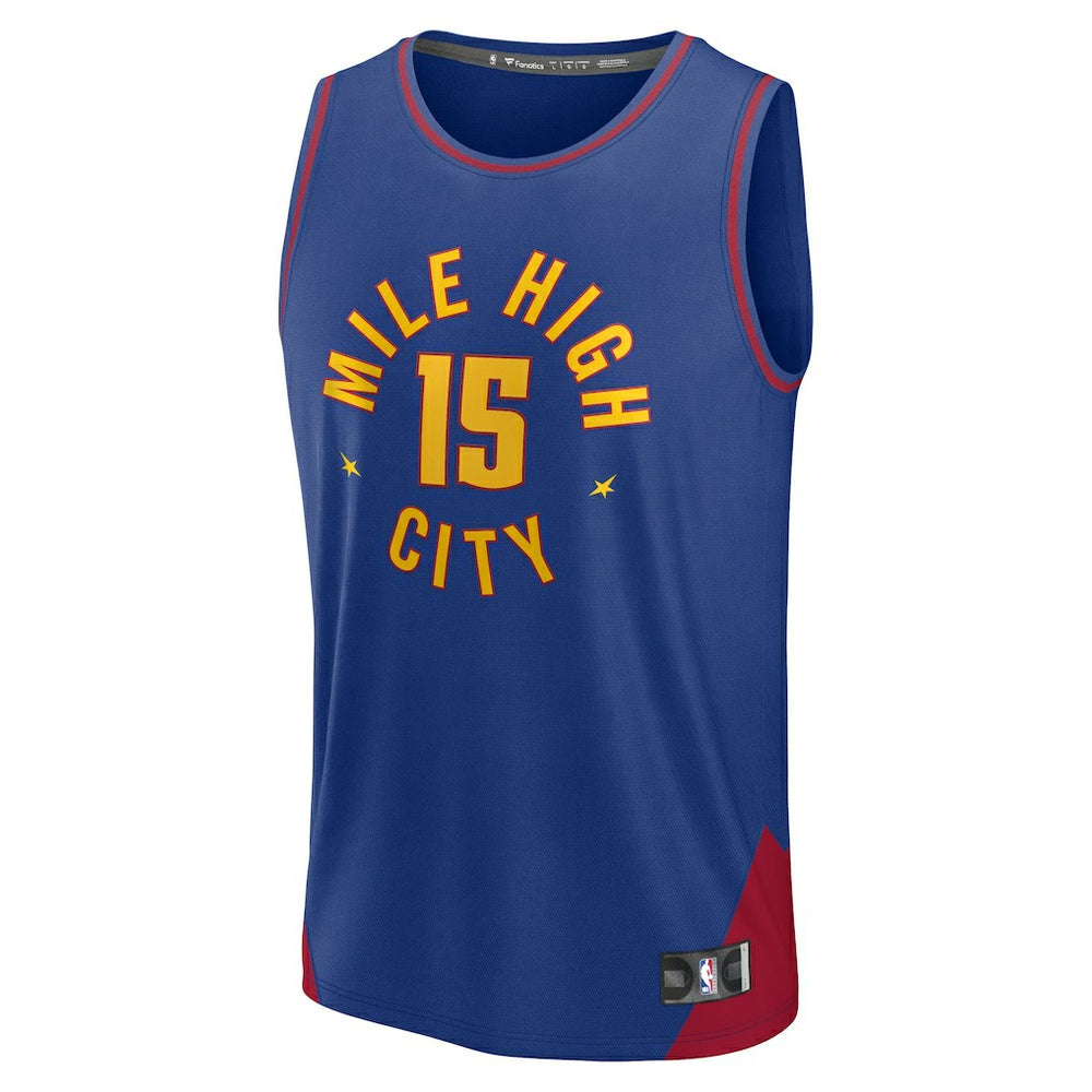 Nikola Jokic Denver Nuggets Fast Break Replica Player Jersey sale - Statement Editi- Blue