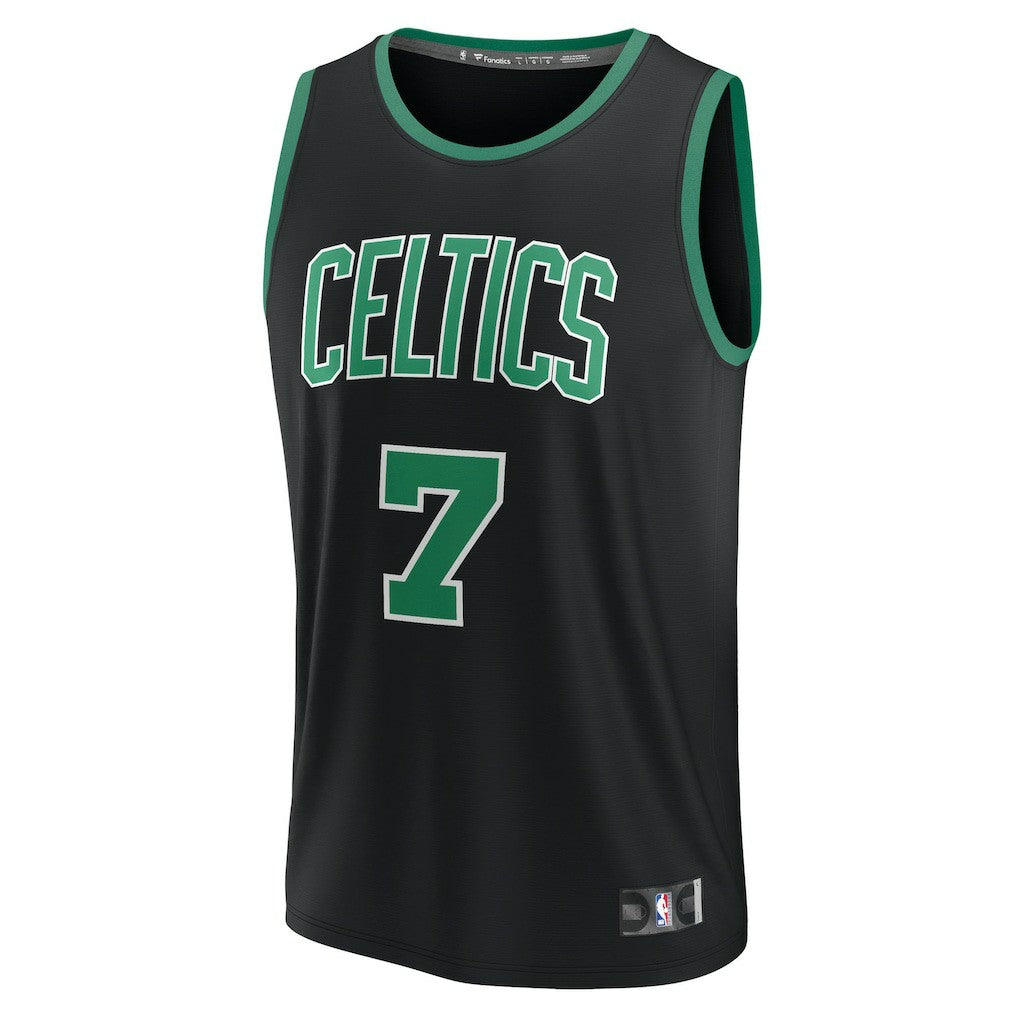 Jaylen Brown Boston Celtics Fast Break Replica Player Jersey - Statement Edition - Black