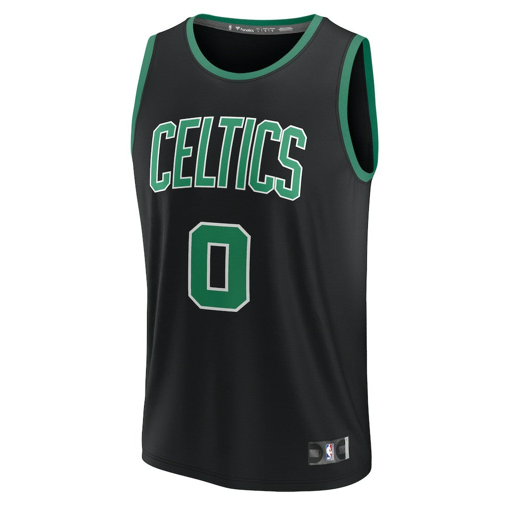 Jayson Tatum Boston Celtics Fast Break Replica Player Jersey - Statement Edition - Black