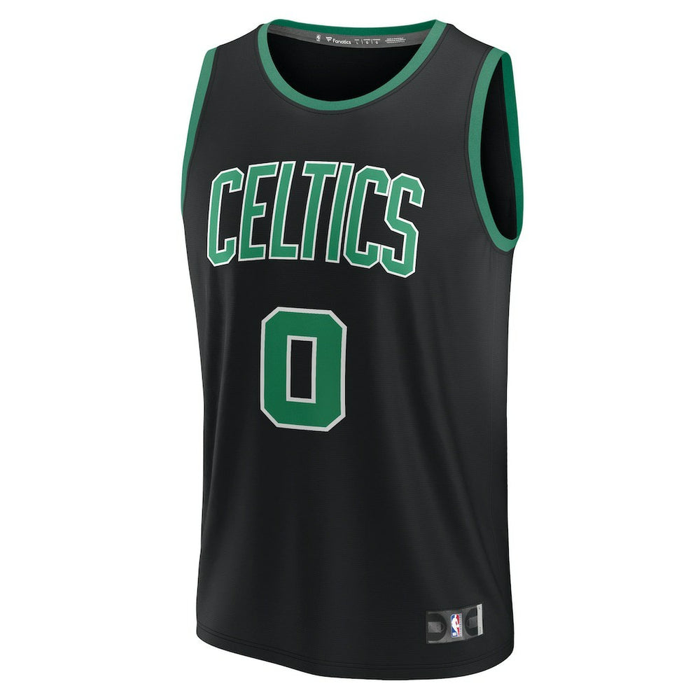 Jayson Tatum Boston Celtics Fast Break Replica Player Jersey - Statement Edition - Black