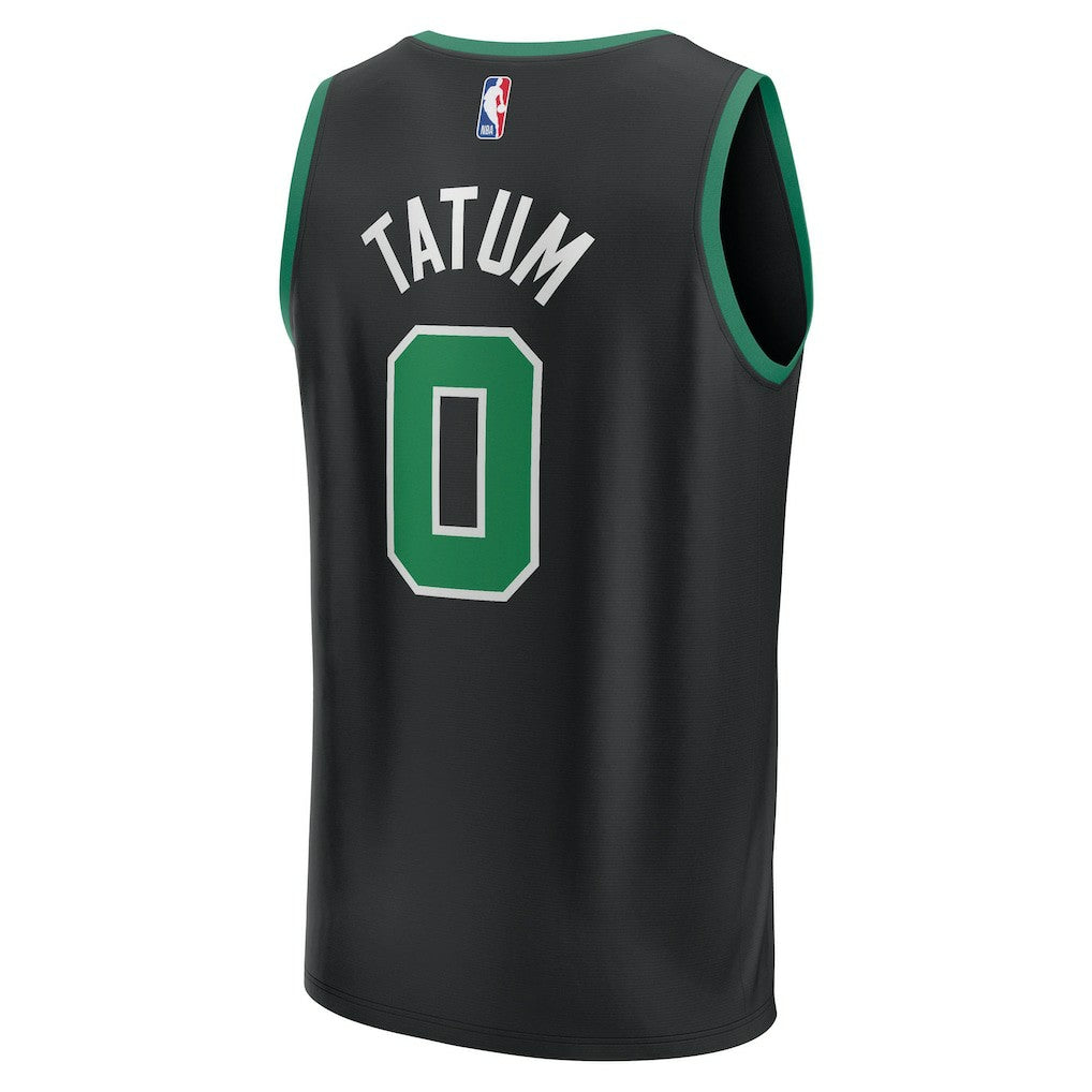 Jayson Tatum Boston Celtics Fast Break Replica Player Jersey - Statement Edition - Black