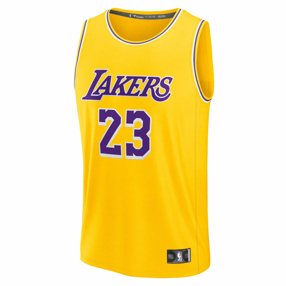 LeBron James Los Angeles Lakers Youth Fast Break Replica Player Jersey - Icon Edition - Gold