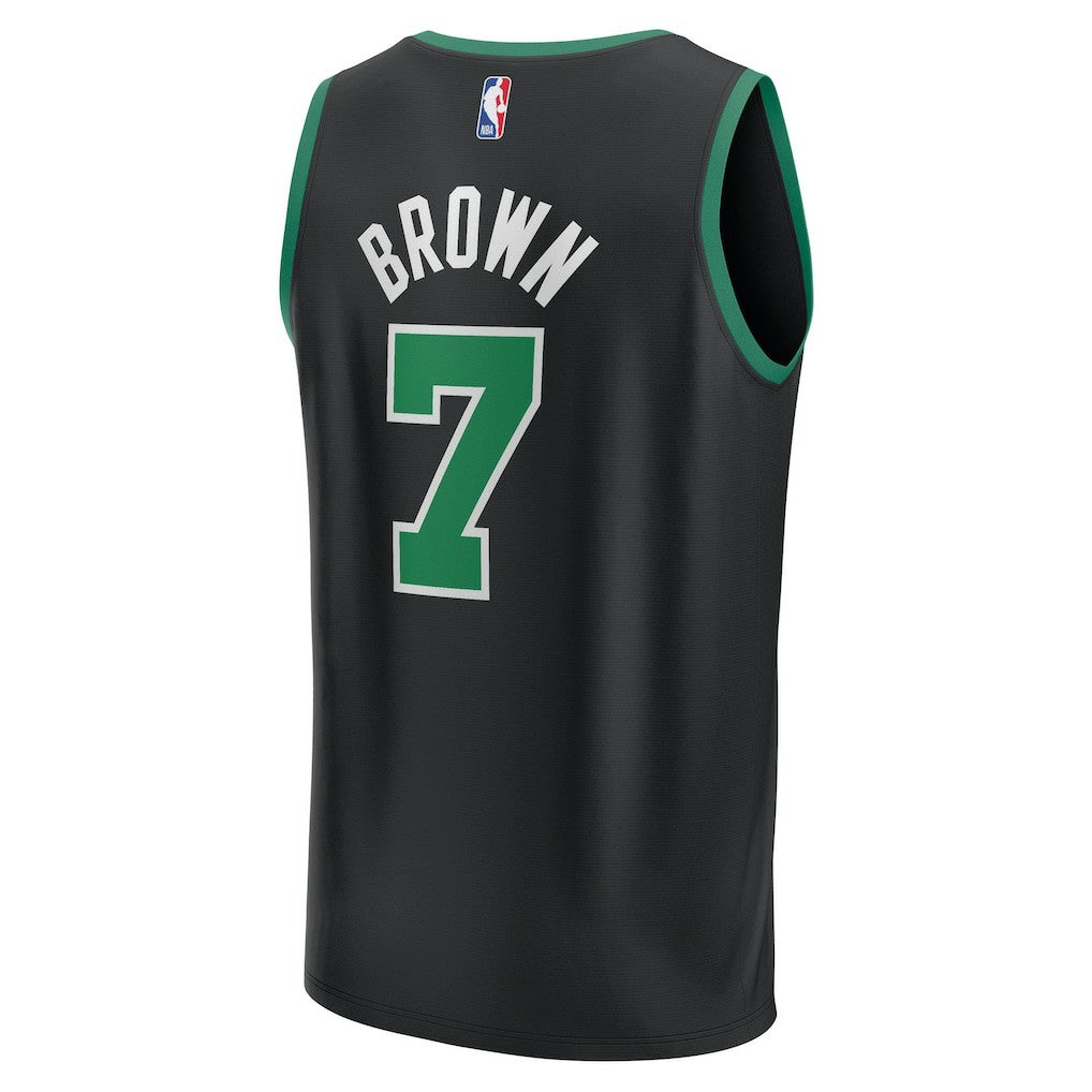 Jaylen Brown Boston Celtics Youth Fast Break Replica Player Jersey - Statement Edition - Black