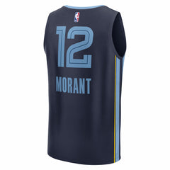 Ja Morant Memphis Grizzlies Youth Fast Break Replica Player Jersey - Icon Edition - Navy