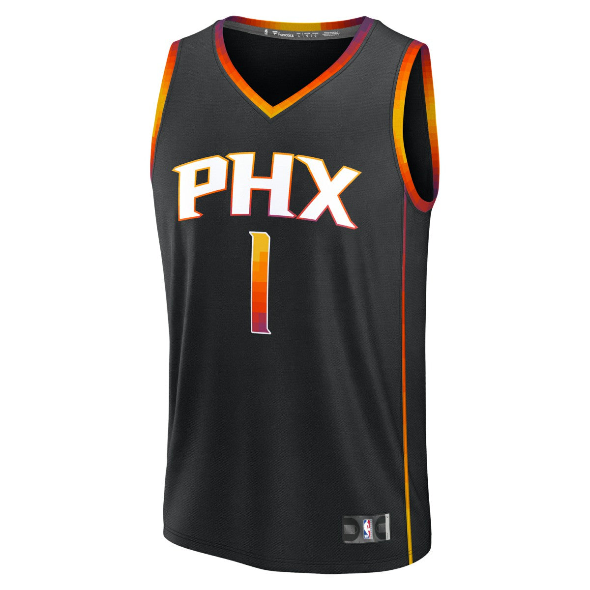 Devin Booker Phoenix Suns Youth Fast Break Replica Player Jersey - Statement Edition - Black