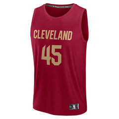 Donovan Mitchell Cleveland Cavaliers Youth Fast Break Replica Player Jersey sale - Icon Editi- Wine