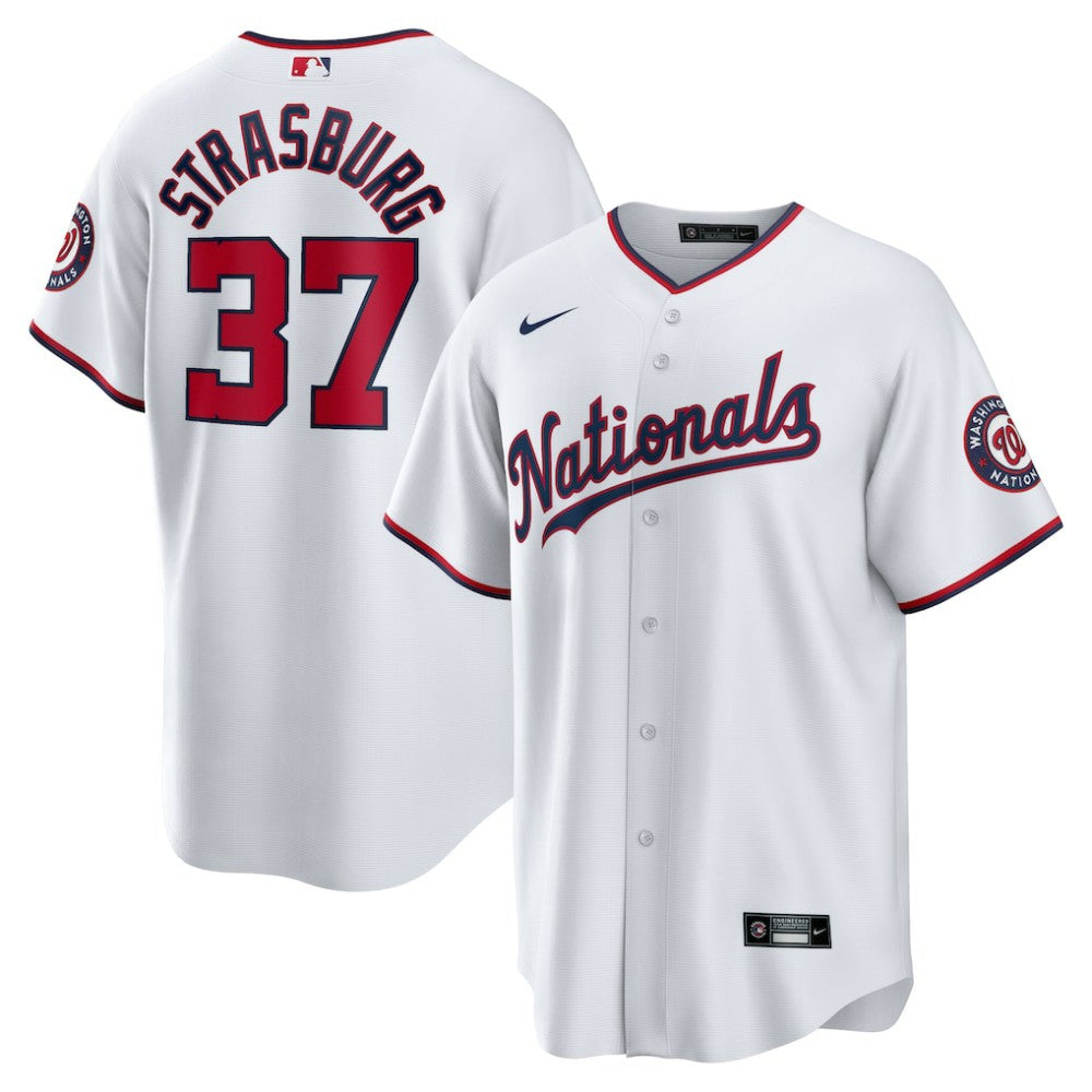 Stephen Strasburg Washington Nationals Home Replica Jersey  - White