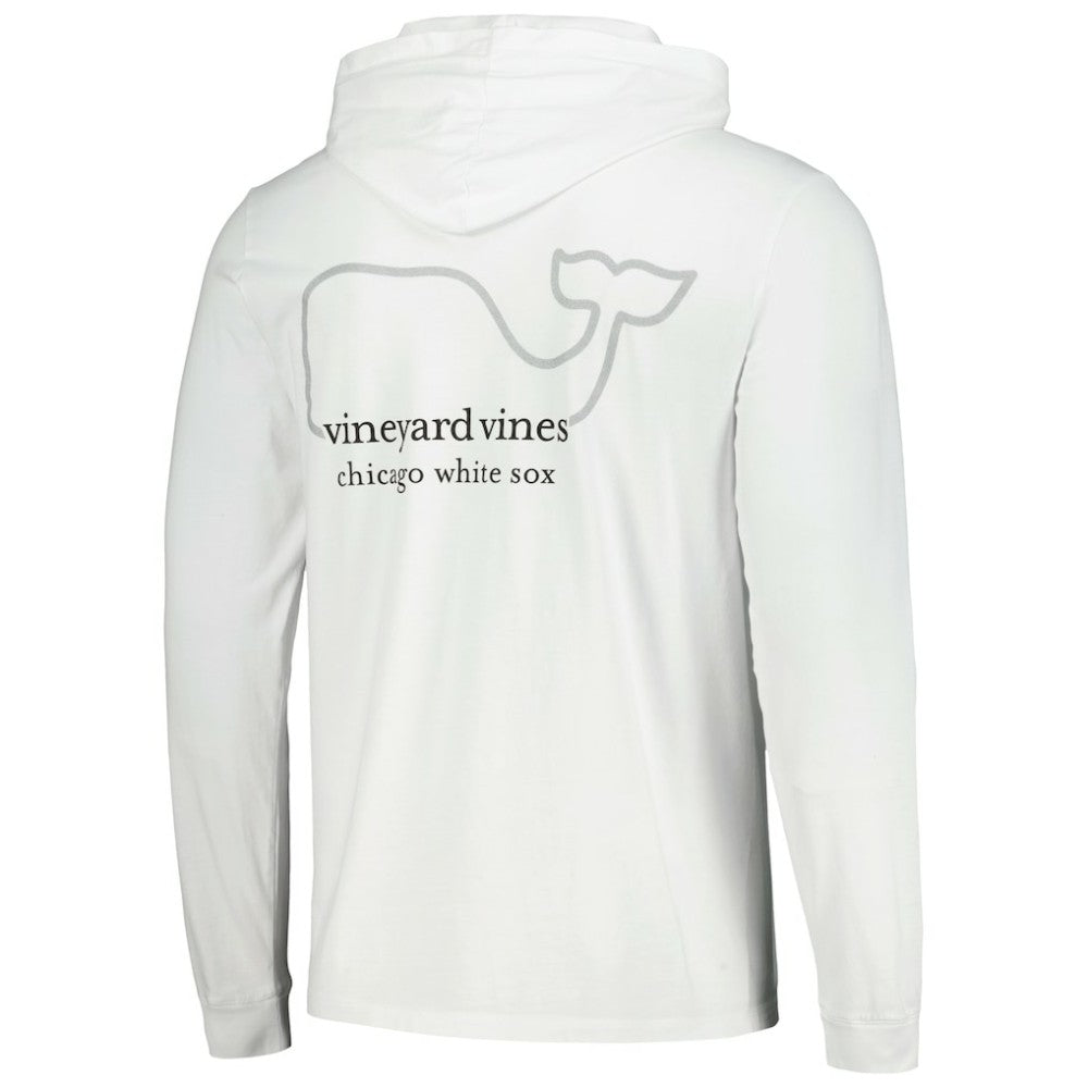 Chicago White Sox Vineyard Vines Long Sleeve Hoodie T-Shirt White
