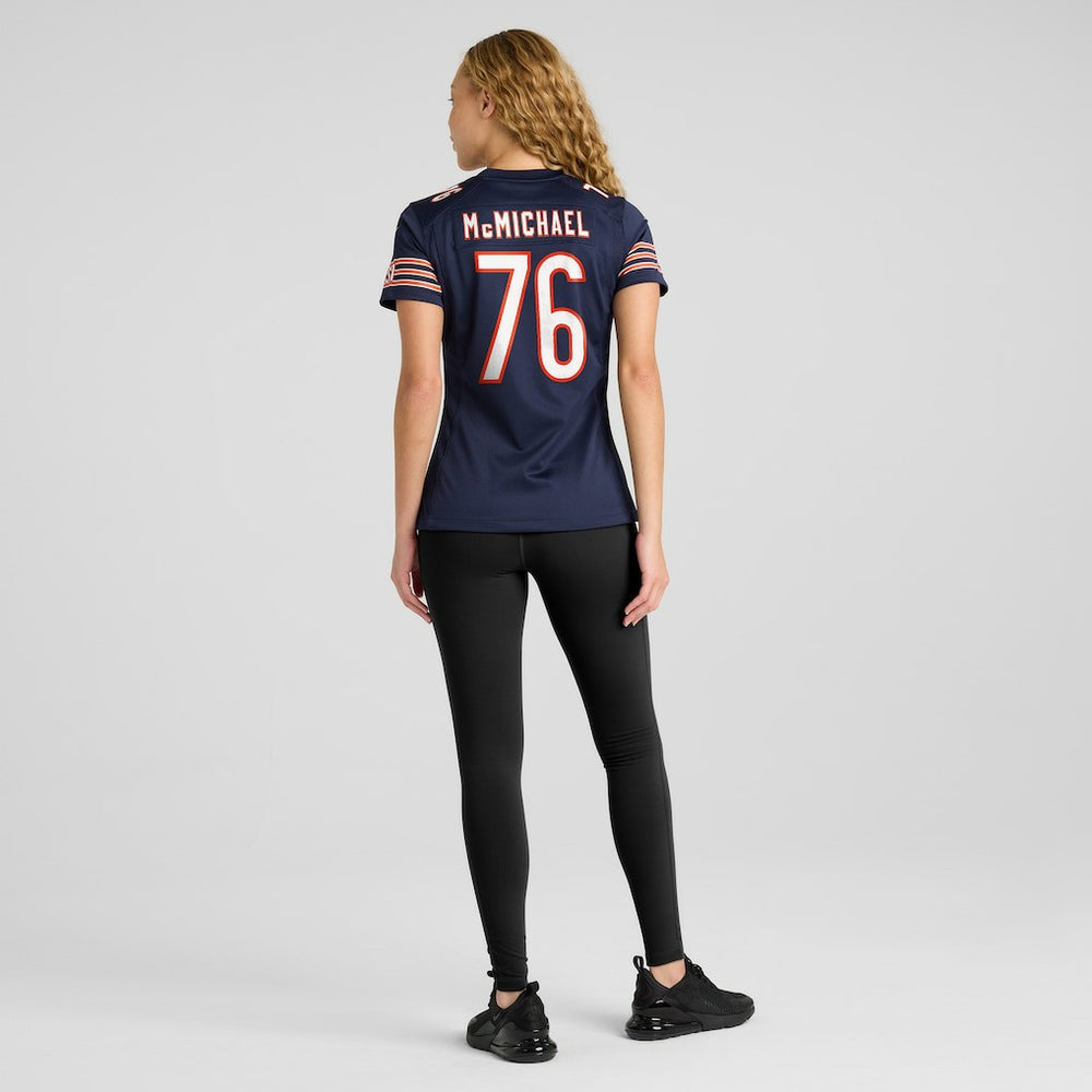 Steve McMichael Chicago Bears Women's Retired Player Game Jersey - Navy