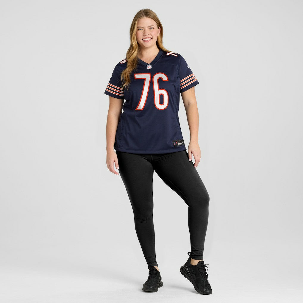 Steve McMichael Chicago Bears Women's Retired Player Game Jersey - Navy
