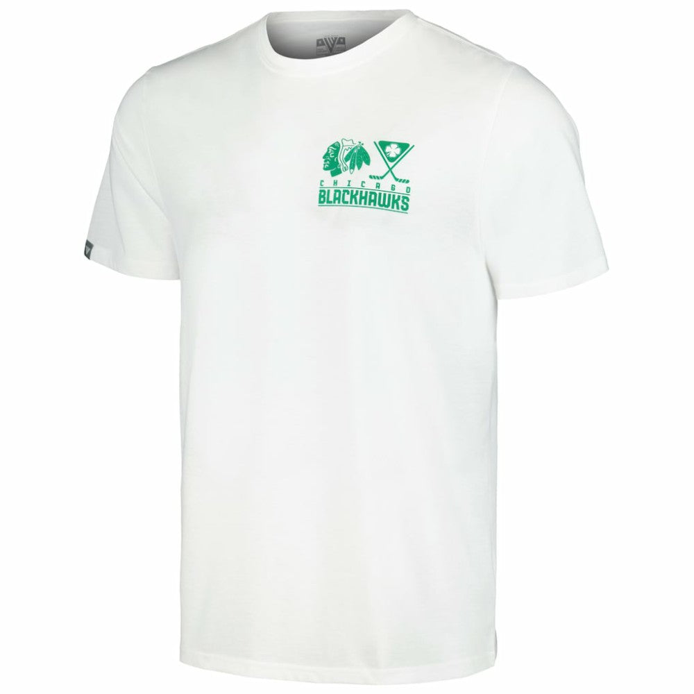 Chicago Blackhawks Levelwear St. Patrick's Day Richmond T-Shirt White
