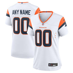 Denver Broncos Women's Mile High Collection Custom Game Jersey - White