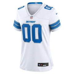 Detroit Lions Women's Custom Game Jersey - White