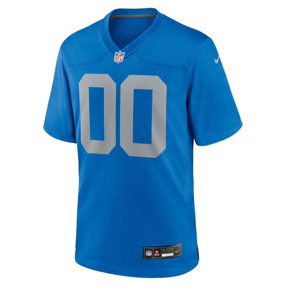 Detroit Lions Alternate Custom Game Jersey - Blue