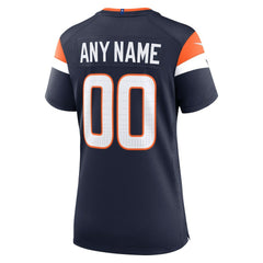 Denver Broncos Women's Alternate Mile High Collection Custom Game Jersey - Navy