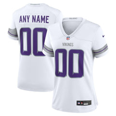 Minnesota Vikings Women's Alternate Custom Game Jersey - White