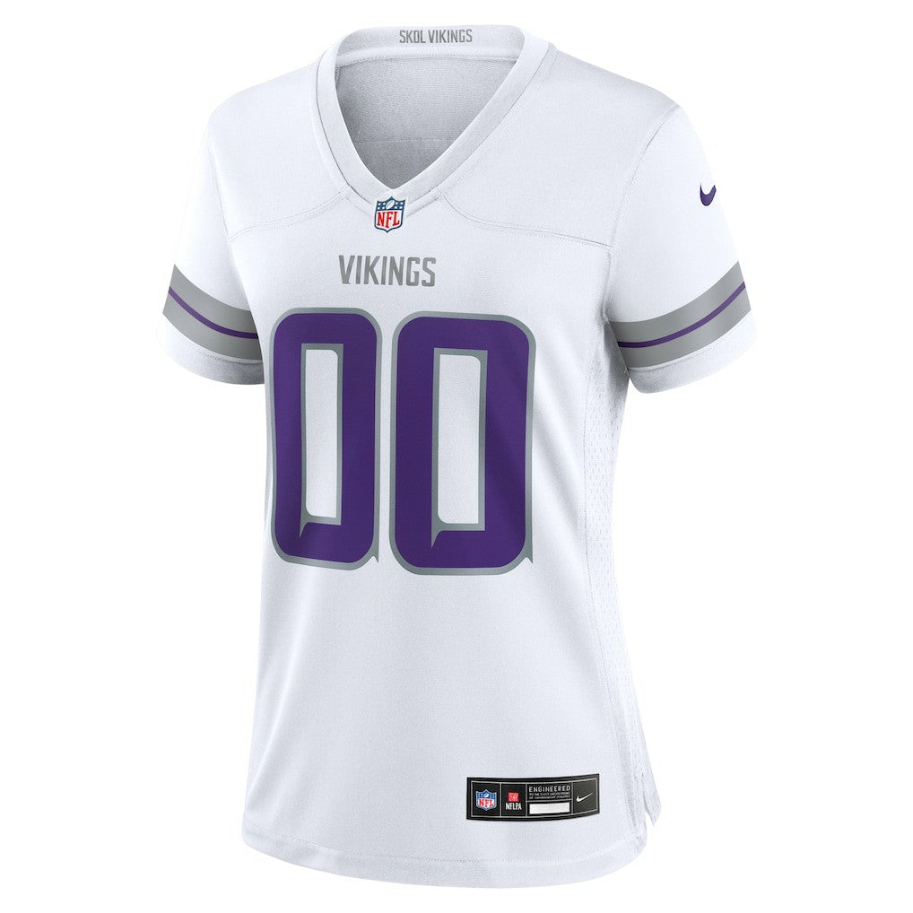 Minnesota Vikings Women's Alternate Custom Game Jersey - White