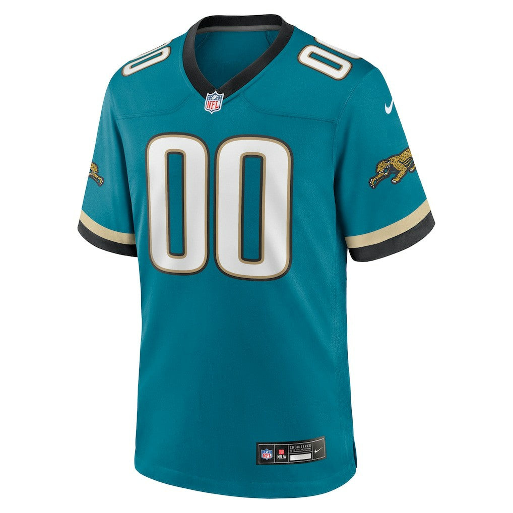 Jacksonville Jaguars Prowler Throwback Custom Game Jersey - Teal
